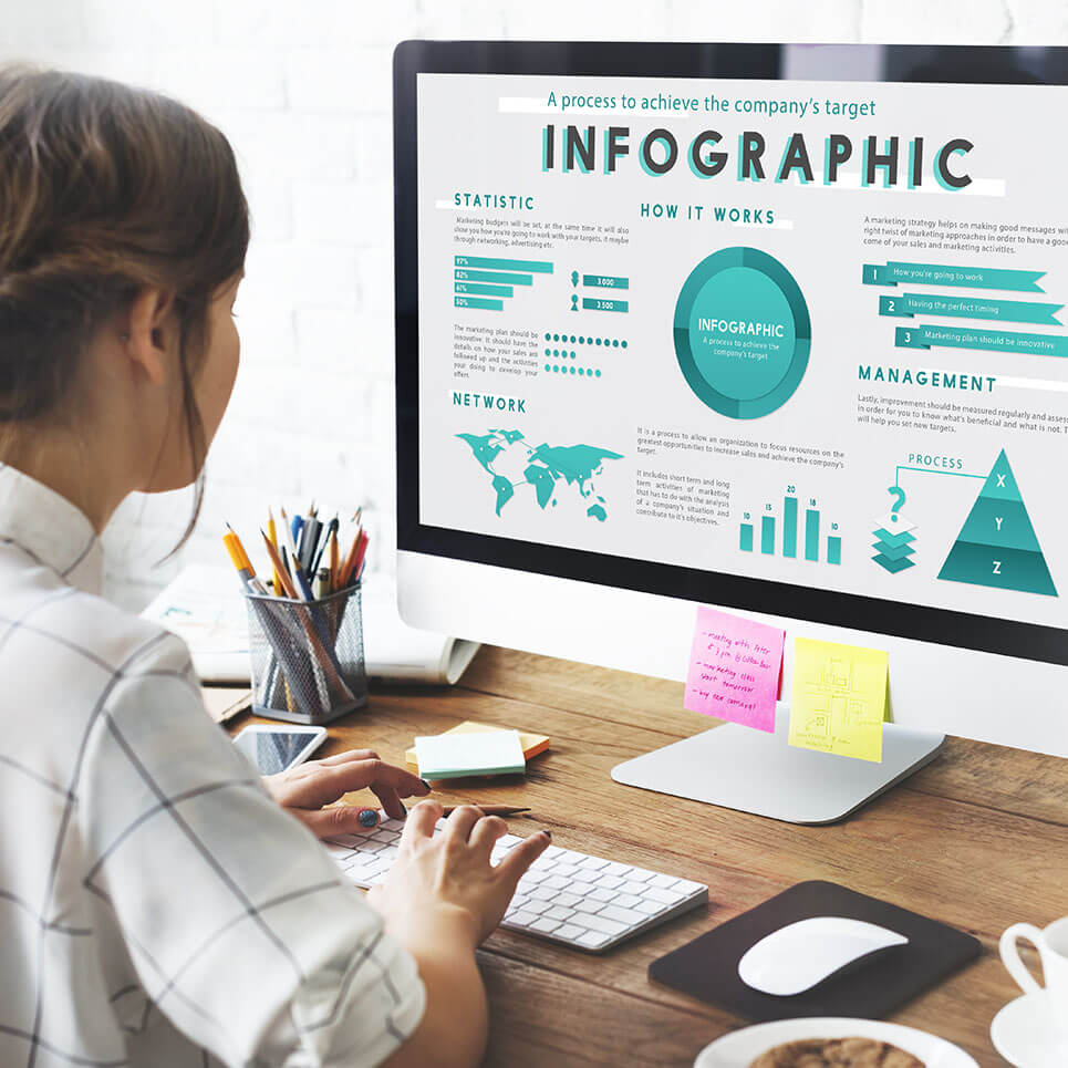 Image showing a graphic designer working